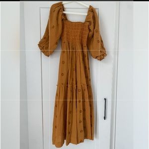 Free People Dahlia Embroidered Dress